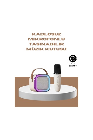 Northcity Taşınabilir Bluetooth Karaoke Mikrofon Ve Hoparlör Seti - 10-20w Güçlü Ses, 6 Saat Pil Ömrü