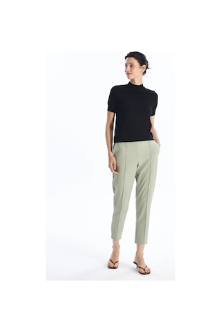 LC Waikiki Beli Lastikli Standart Fit Kadın Pantolon Green