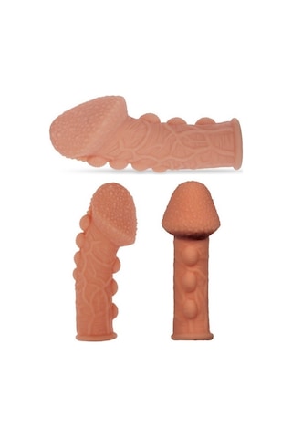 Erofoni No:9 Ultra Soft Yumuşak Dokulu 15 CM Lüks Realistik Penis Kılıfı