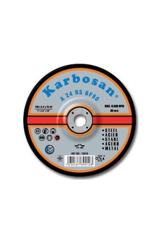 Karbosan Metal Disk Taşlama 115 Mm N11.574
