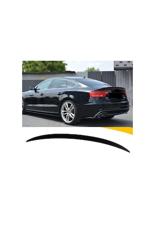 Audi A5 Bagaj Üstü Piano Black Spoiler 2009-2016