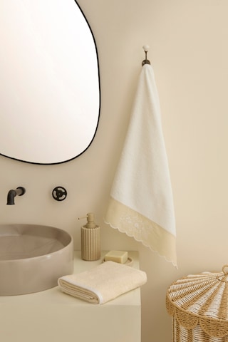 Kaşmir Home Maja 2'li Yüz Havlusu Set Offwhite Beyaz