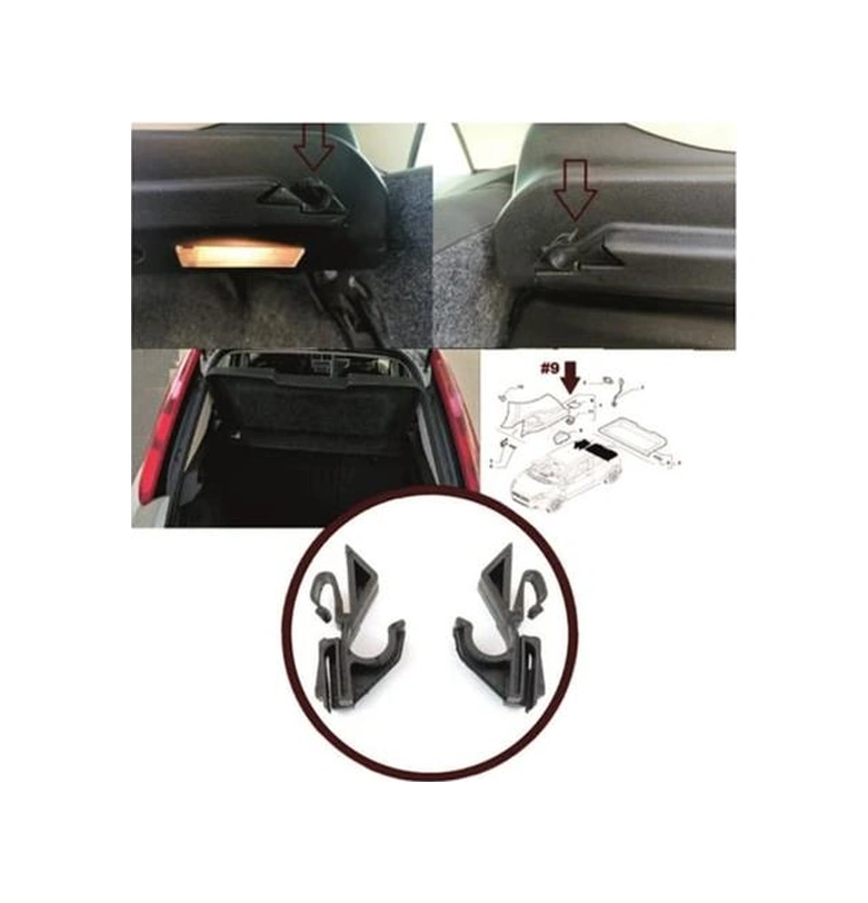 Bagaj Perde Braketi Sol Doblo 3-fiorino-grande Punto-stilo 71719953