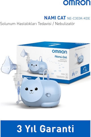 Omron Nami Cat, Çocuklara Uygun Sevimli Nebulizatör NE-C303K-KDE