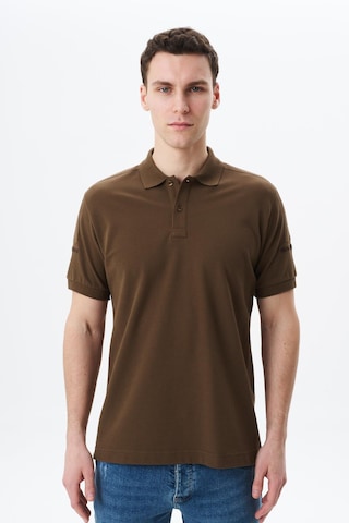 AR-MA Arma Erkek Regular Fit % 100 Pamuk Pike Polo Yaka Tişört Y29374355202 Kahverengi