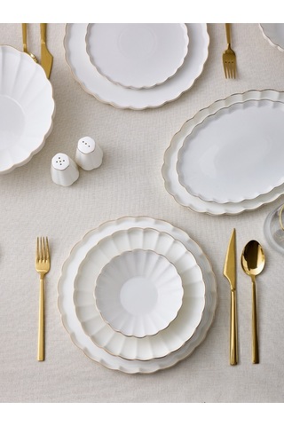 Aryıldız Rs Margaret Gold 54 Parça Porselen Yemek Takımı Ar263587