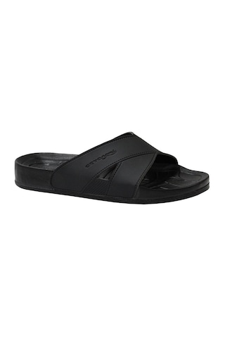 Ceyo Bermuda-m1 Siyah Ortapedik Erkek Terlik & Sandalet 001