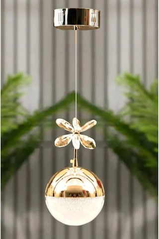 Bohem Aydınlatma Tek Top 3 Renk Modern Led Avize Beyaz/sarı/günışığı Altın - Gold