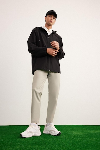 DeFactoFit Regular Fit Kapüşonlu File Astarlı Fermuarlı Mevsimlik Baharlık Mont D6179AX25SPBK81