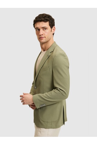 Cacharel Haki Slim Fit Ceket Yesıl