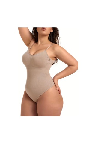 Bel Göbek Ve Karın Sıkılaştırıcı Seamless Çıtçıtlı Zıbın Korse 9051 Bej