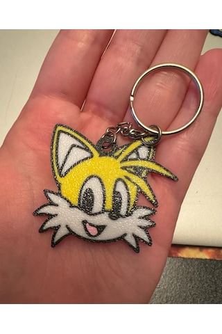 Tails Sevimli Figür Karakter Anahtarlık Çok Renkli Tails Sevimli Figür Karakter Anahtarlık Çok Renkli