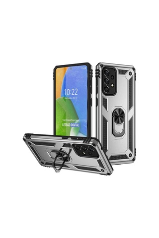 Galaxy A73 Kilif Zore Vega Yüzüklü Standli Zirh Kilif 551970709