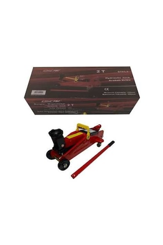 2 Ton Hidrolik Arabalı Oto Kriko Çelik Gövde 135-340MM Yavaş İniş Güvenlik Valfi Timsah Araba Krikosu Oscar OSN-08132