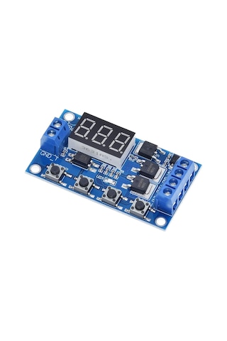 Dual Mos 12 24v Zaman Ayarlı Geciktirmeli Led Ekran Zaman Rölesi