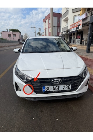 Hyundai İ20 Çeki Demiri Kapağı 2020-2023 Ön Tampon Çeki Kanca Kapağı Oem 86517-q0000 Beyaz