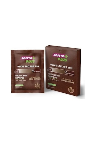 Softto Plus Boya Şampuan - Kahve