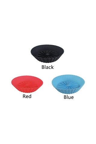 Silikon Tencere Isıtmalı Fırın Tepsisi Mavi Mavi Diğer