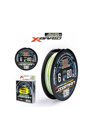 Ygk X013 Süper Jigman Pe X8 300m Multicolor İp Misina 4pe 0,33mm