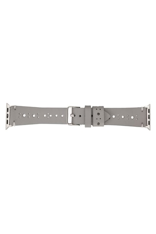 Bouletta Apple Uyumlu Watch Deri Kordon Ba8 42-44-45Mm Rst9 Gri
