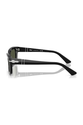 Persol Po 3367s 9531 54 Unisex Yastık Siyah Kemik Güneş Gözlüğü Siyah