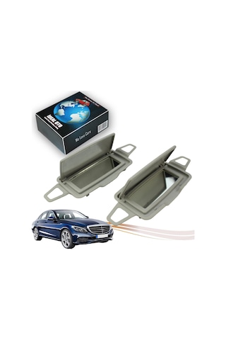Mercedes C W205 2014-... İçin Sol & Sağ Güneşlik Ayna Seti
