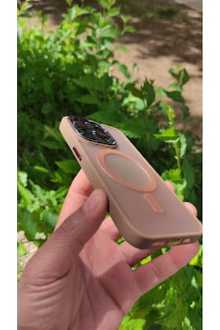 Apple iPhone Uyumlu 15 Pro Magsafe Kamera Orumalı Kalıteli Süper Kılıf 14544