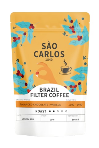 Brazil Filtre Kahve 500 Gr Brezilya Cerrado Mineiro Single Origin Çekirdek