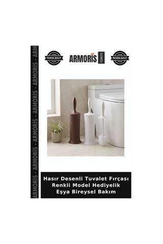 Hasır Desenli Tuvalet Fırçası Renkli Model Hediyelik Eşya Bireysel Bakım Çok Renkli