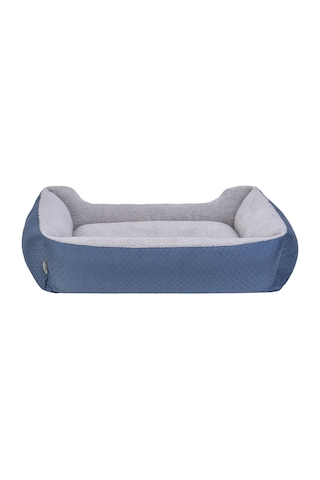 Pet Comfort Bravo Duo Köpek Yatağı Mavi/gri Peluş L 90x70cm