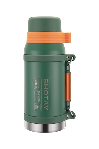 Shotay Camper Çelik Termos Unisex Matara 1500 Ml. Sht-st-8216-3 Yeşil
