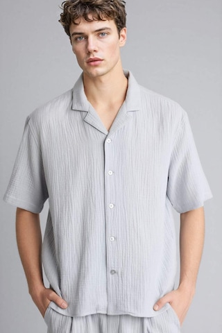 Defacto %100 Pamuk Relax Fit Gömlek C7578ax26smgr130 Gri-gr130