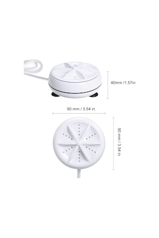 Mini Portatif Çamaşır Makinesi Çok Renkli