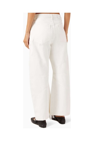 Eb Denim Freddy Barrel - Leg Cropped Jean - - Rahat Denim Kumaş İle Modern Kesim Beyaz