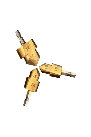 Geeroyoo Yüksek Hassasiyetli Ppr Boru Genişletme Matkabı - 6.35mm Şaft Çapı, Çok Amaçlı Bearing Çelik, Talaş Tahliyeli