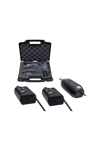 Ayt Magicvoice Mv-19590 Gitar Tip Kablosuz Enstrüman Mikrofonu Üçlü Set 40 Metre Çekim Mesafesi