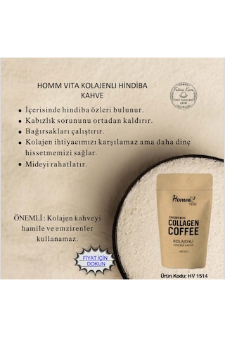 Homm Vita Kolajenli Hindiba Kahve