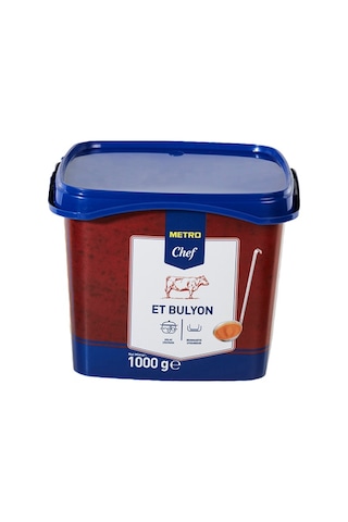Metro Chef Bulyon 1 Kg Et - Pratik Et Aromalı Bulyon 4'li Avantaj Paketi Mıchu