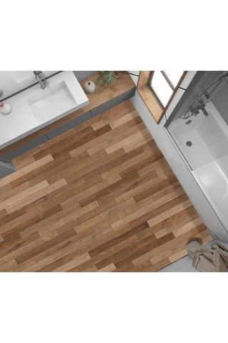 Kaplama Zemin Kaplama Folyosu 65x130 Cm Light Brown Parquet