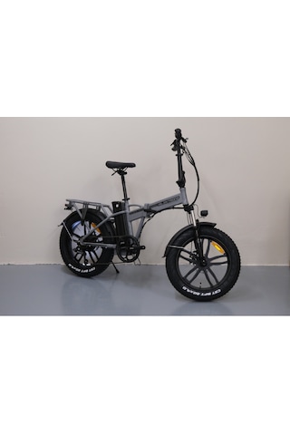 Kron Elektron Zuma Hd Fren 20 Jant Elektrikli Katlanır Nardo Gri-siyah Bisiklet Gri