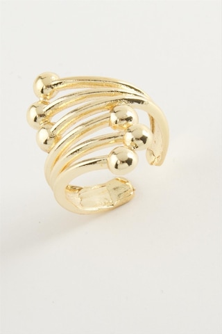 Gld-spt- Çiçek Metal Yüzük-gümüş Rengi Çok Renkli 91530458