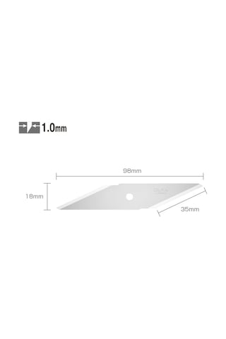 Olfa Ckb-1 Çift Yönlü Maket Bıçağı Yedeği 2 Li