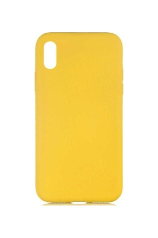 Apple Uyumlu iPhone Xs Max 6.5 Kılıf Zore Lsr Lansman Kapak Sarı