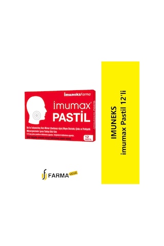 Imuneks Imumax Pastil 12 Adet