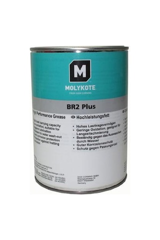 Molykote Br2 Plus - Molibdenli Ep Siyah Gres 1 KG