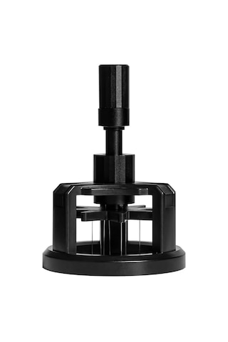 Geekyou 51mm Derinlik Ayarlanabilir Kahve Karıştırıcı - Paslanmaz Çelik-alüminyum Döner İğne Dağıtıcı Aleti Siyah