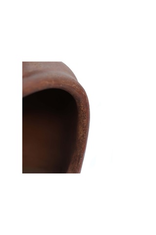 Güneş Motifli Küçük Chimenea Kırmızı