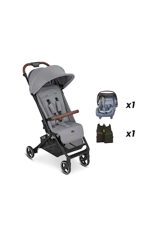 Abc Design Ping Tin Kabin Boy Bebek Arabası - Jixy Antrasit Ana Kucağı Travel Set