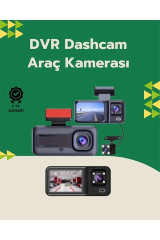 Tam Kapsamlı Araç Güvenliği: 3 Kameralı Full Hd Kayıt Sistemi İle Ön, İç Ve Arka Görüş Tkndy-bsva4969