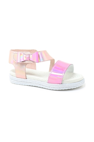 Artico Elenis Hakiki Deri Pembe Kız Bebek Sandalet Pembe